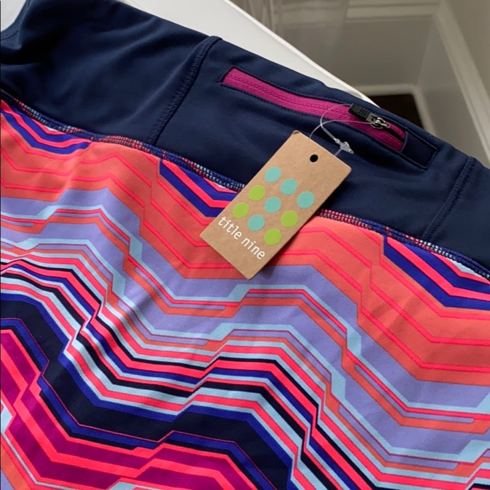 Title Nine Gidget skort multicolor M NWT